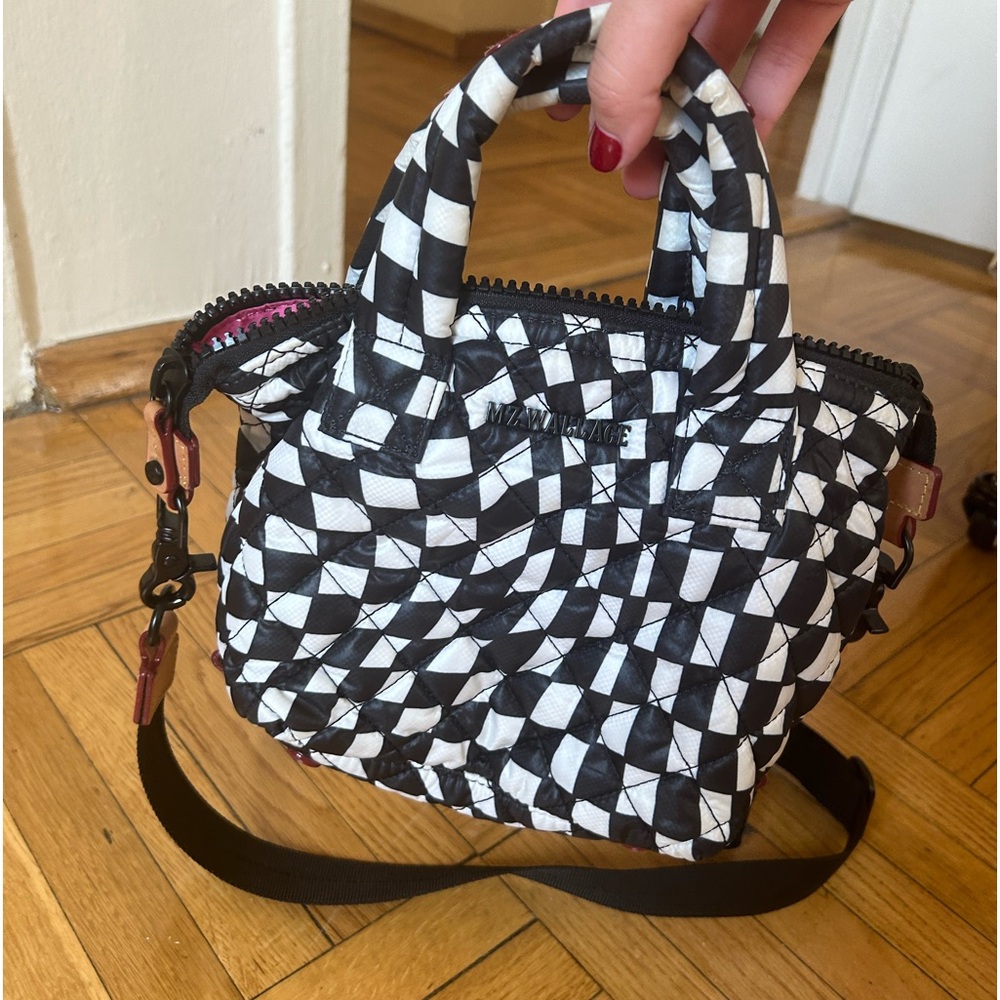 Barely Worn MZ Wallace Checkered Micro Sutton Bag